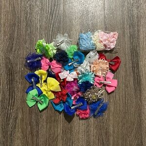 Bow hair clips bundle